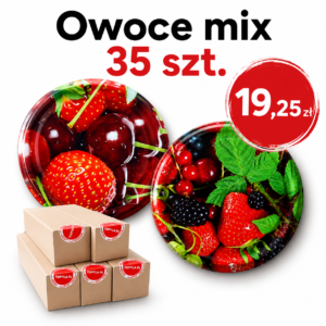 Zakrętki owoce mix