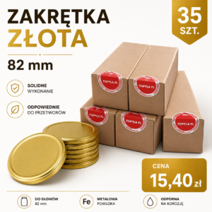 Zakrętki złote